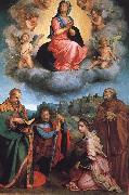 Andrea del Sarto Virgin with Four Saints painting